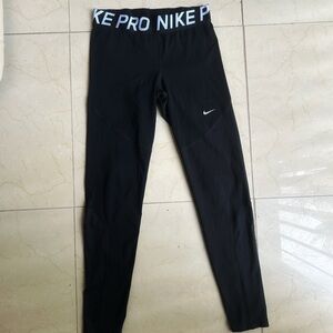 Nike Dri-FIT Black and White Leggings